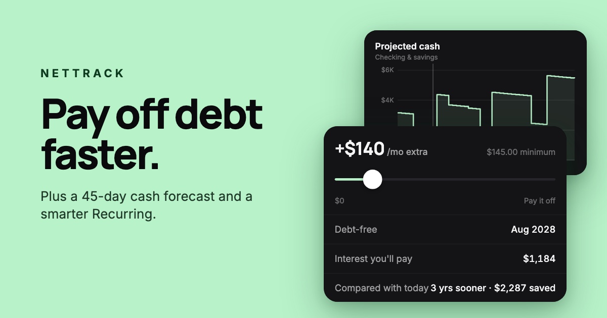 Pay Off Debt Faster, and See Where Your Cash Is Headed